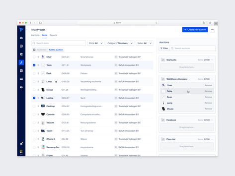 Item management by Aaron Sananes Drag And Drop Ui, Form Ui, Order Management System, Project Dashboard, Finance Dashboard, Ui Buttons, Data Map, Management Information Systems, Database Management System