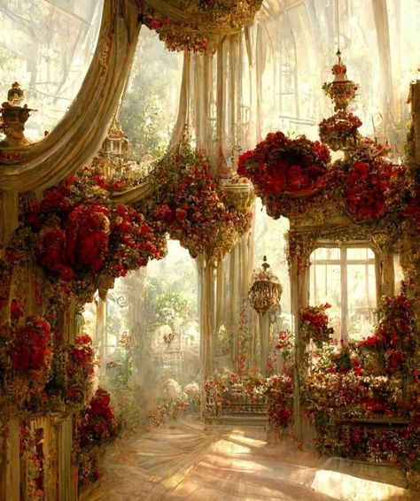 Spring Home Design, Palace Aesthetic, Fantasy Rooms, Castle Aesthetic, Ethereal Aesthetic, Fantasy Castle, Fantasy Places, Decoration Originale, Dream Room Inspiration