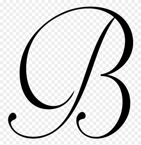 B Calligraphy Letter, Fancy Letter B, B Calligraphy, Letter Png, Infinity Tattoo Designs, B Letter, Book Crafts Diy, Free Monogram, Fancy Letters