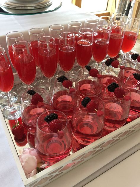 Red Themed Drinks, Red Birthday Aesthetic, Pink And Red Birthday, Red Party Ideas, Pink Birthday Theme, Cherry Birthday, Wedding Drinks Reception, Berry Blush, Valentines Brunch