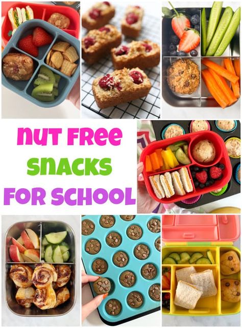 All of our nut free snacks for school are kid-friendly, easy to make at home and perfect for popping into snack boxes or lunch boxes! Nut Free Snacks For School, Nut Free Lunches For Kids, White Chocolate Banana Bread, Nut Free Granola Bars, Snacks For School, Nut Free Granola, Dairy Free Lunch, Nut Free Snacks, Slow Cooker Pasta Recipes