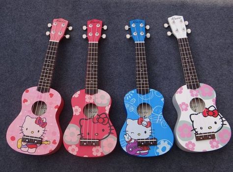 Kids Musical Instruments, Ukulele, Musical Instruments, Music Instruments, Hello Kitty, Kitty, My Favorite, Quick Saves