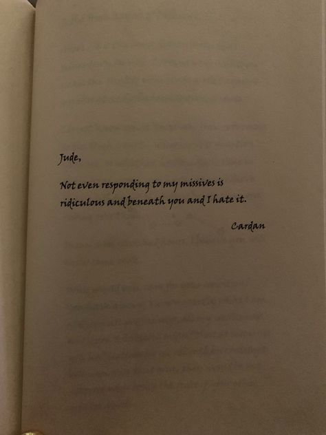 Cardenas Letters To Jude, The Cruel Prince Letters, Cardan’s Letters To Jude In Order, Cardens Letters To Jude, Cardans Letters To Jude In Order, Cardan Letters To Jude, Cardans Letters To Jude, Wicked Book, Prince Quotes