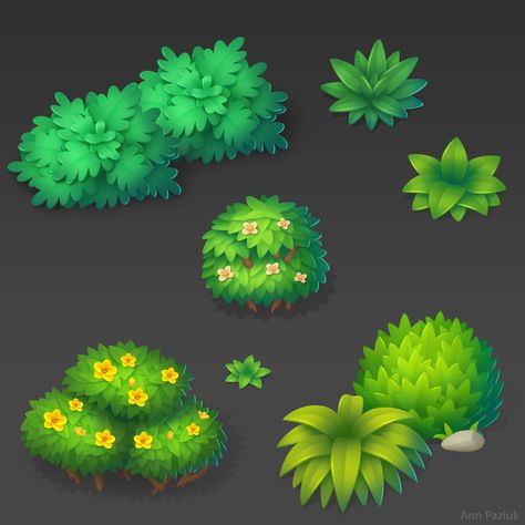 Background Game, Game Background Art, Props Design, Flower Games, Plant Games, Environment Props, Concept Art Tutorial, Pixel Art Tutorial, 2d Game Art