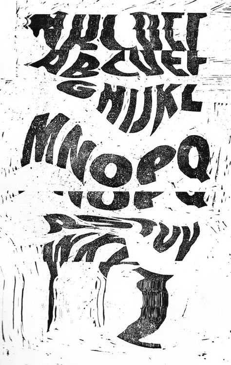 Distorted Typography by Bobby Plows, via Behance Distorted Typography, Distorted Text, Punk Poster, Contemporary Graphic, Type Inspiration, Typography Layout, Typographic Poster, Grafic Design, Type Posters