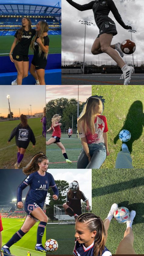 Vision board football girl aesthetic Football Girl Aesthetic, Football Aesthetic, Football Girl, Girls Football, Aesthetic Girl, Mood Board, Vision Board, Soccer, Football