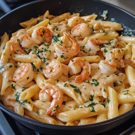 One Pot Shrimp Pasta, Marry Me Shrimp, Cabana Recipes, Noodles Crockpot, One Pot Shrimp, Highschool Advice, Dani Martin, Hacks For Home, Easy Pasta Recipe