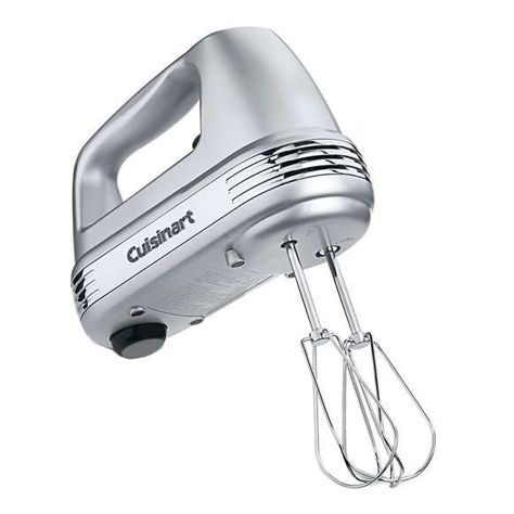 3) Cuisinart Power Advantage Plus 9-Speed Hand Mixer - walmart.com Hand Mixers, Handheld Mixer, Electric Hand Mixer, Brushed Chrome, Hand Mixer, Electric Mixer, Cooking Essentials, Compact Storage, Elegant Decor