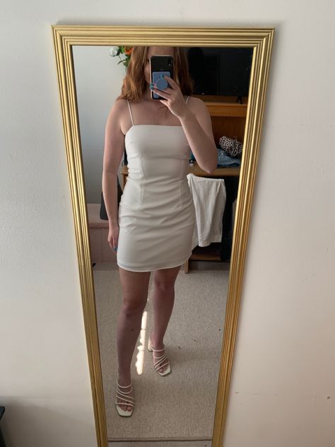 College graduation White dress white shoes Graduation outfit Graduation White Dress, Inspo Pics, Graduation Outfit, College Graduation, White Shoes, Dress White, Graduation Dress, White Dress, Long Sleeve