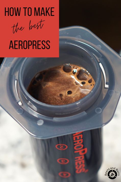 Aero Press Coffee Recipes, Aero Press Coffee, Aero Press Coffee Brewing, Aeropress Stand, Aeropress Espresso, Aeropress Recipes, Coffee Essentials, Man Recipes, Home Barista