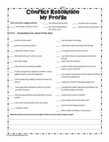 Conflict Profile Apple Of Discord, Conflict Resolution Activities, Conflict Resolution Worksheet, Resolve Conflict, Interpersonal Conflict, Resolving Conflict, Guidance Lessons, Elementary Counseling, Social Skills Activities