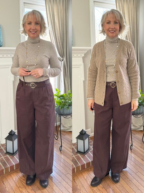 Casual Winter Outfits for Women Over 50 - Dressed for My Day Completer Pieces, Casual Winter Outfits For Women, Pretty Spring Dresses, Winter Outfits For Women, Outfits For Women Over 50, Dressed For My Day, 60 Outfits, Spring Cardigans, Over 60 Fashion