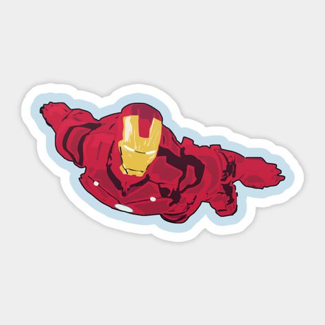 Marvel Stickers Aesthetic, Iron Man Stickers, Avengers Stickers, Iron Man Flying, Cute Laptop Stickers, Pop Stickers, Avengers Comics, Computer Sticker, Tumblr Stickers