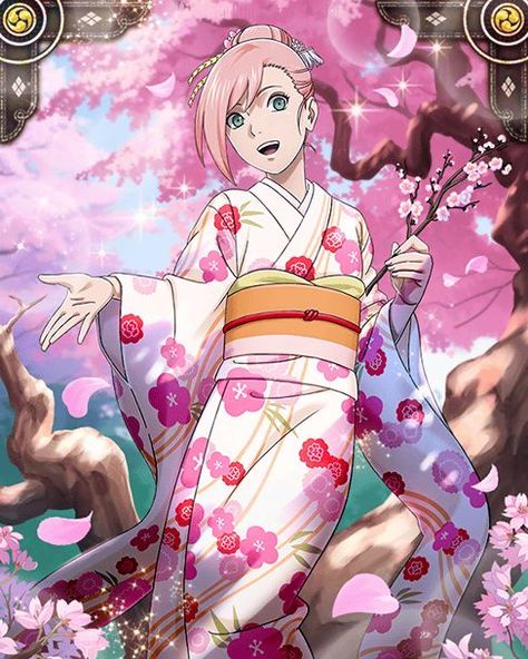 Sakura Haruno Kimono [Hanami 2019] by DP1757 on DeviantArt Sakura Haruno, Pink Hair, Anime Character, Naruto, Deviantart, Tumblr, Anime, Hair, Pink