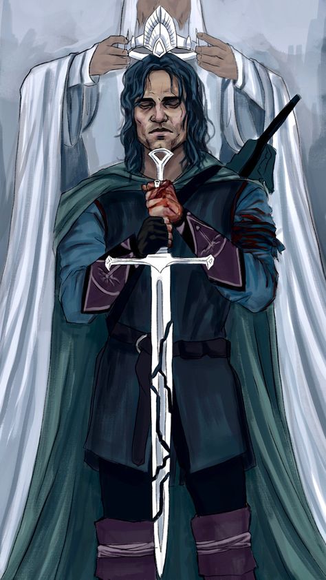 Lord Of The Rings Aragorn Art, Lotr Aragorn Fanart, Lotr Doodles, Aragorn Art, Aragorn Fanart, The Hobbit Fanart, Lotr Two Towers, Lord Of The Rings Fanart, Lotr Poster