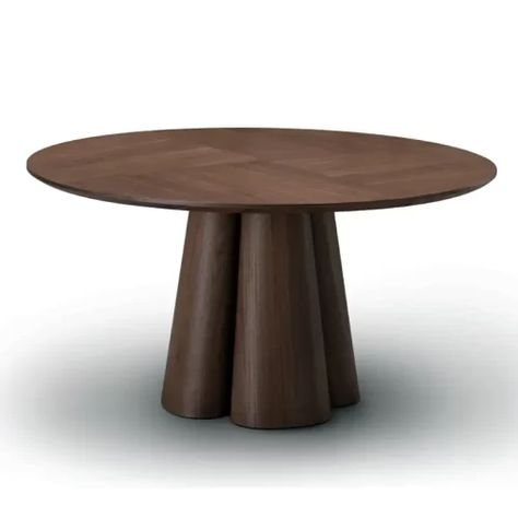 Dining Tables | Eccotrading Design London Drip Furniture, Modern Round Dining Room Table, Round Table Design, Round Dining Room Table, Leaf Dining Table, Classical Furniture, Circle Table, Walnut Dining Table, Richmond Interiors