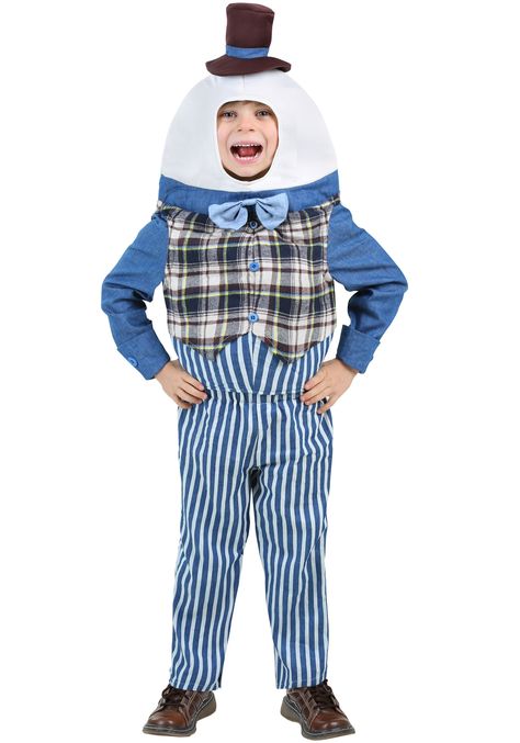 Classic Humpty Dumpty Toddler Costume Nursery Rhyme Costumes, Humpty Dumpty Costume, Nursery Rhyme Costume, Nursery Rhyme Characters, Fairy Tale Costumes, Hooded Tunic, Bonding Activities, Scary Costumes, Unique Costumes