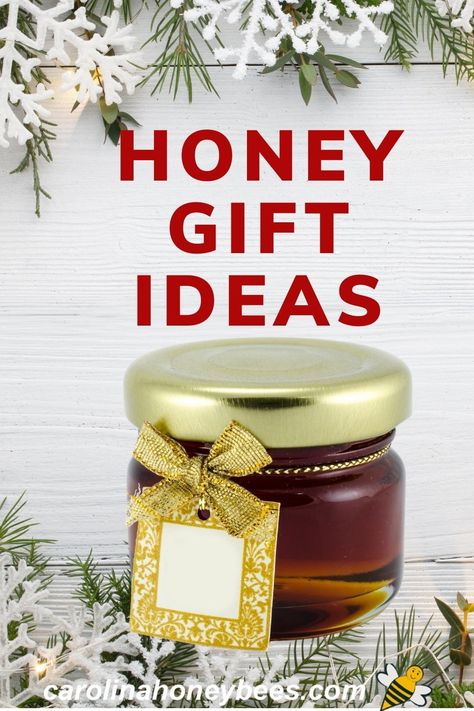 If you have a honey lover on your gift list, the job of finding a perfect gift is a sweet one. These honey gift ideas are sure to help finished your shopping task. Honey Gift Basket Ideas, Honey Gift Basket, Honey Ideas, Chistmas Gift, Honey Chocolate, Honey Bottles, Honey Shop, Honey Gifts, Tiny Jars