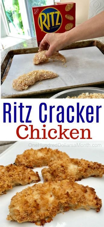 Ritz Cracker Chicken, Chicken Thights Recipes, Cracker Chicken, Ritz Cracker, Ritz Crackers, Idee Pasto Sano, Chicken Dishes Recipes, Chicken Salad Recipes, Poultry Recipes