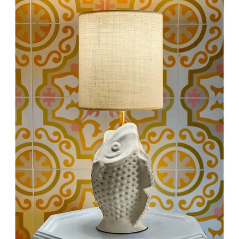 Explore our amazing collection of table lamps 🐡⁠ ⁠ From fun fish and quirky pineapple designs to artistic, striped, and classic styles, our collection has something for everyone. ⁠ ⁠ Fish Lamp, Ceramic Lamp Base, Fish In The Sea, Furbish Studio, Plenty Of Fish, Pottery Lamp, Pineapple Design, Ceramic Fish, Hand Built Pottery