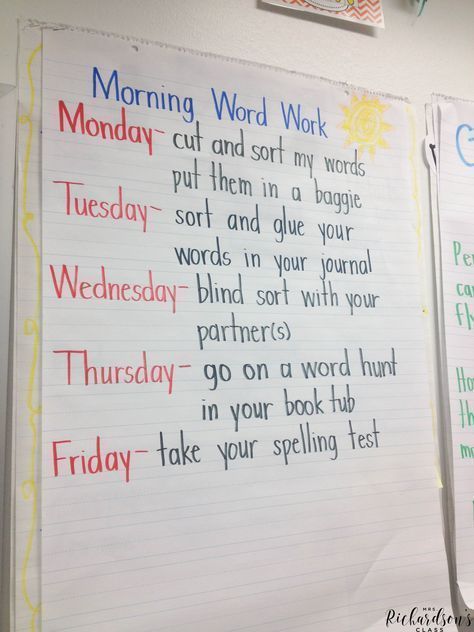 Are you looking for a word work routine that works with your students? I loved using Words their Way in my kindergarten and first grade classroom. Read more about how I created an organized system that worked for us in this blog post! First Grade Words, Words Their Way, Grade Spelling, Word Work Activities, Work Routine, Teaching First Grade, 2nd Grade Reading, 2nd Grade Classroom, First Grade Reading