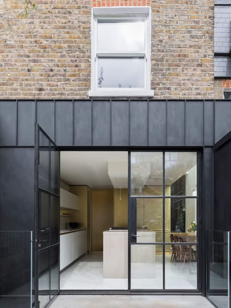 est living designer interview simon astridge 3 Renovation Facade, Architecture Workshop, Plywood House, Zinc Cladding, House Cladding, Room Extensions, Est Living, Architectural Competition, House Extension Design