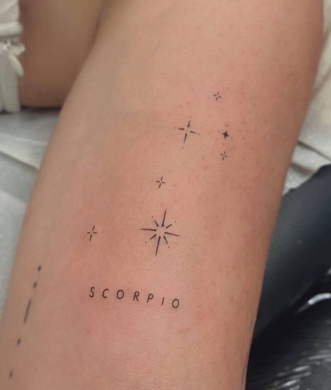 Scorpio Sign Tattoos, Astronomy Tattoos, Scorpius Constellation, Scorpio Constellation Tattoos, Word English, Scorpio Zodiac Tattoos, Astronomy Tattoo, Scorpio Zodiac Sign, Scorpio Tattoo