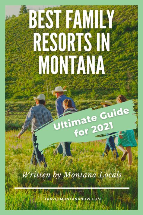 The best Montana family resorts all offer the chance to get away from it all on a property that showcases the beauty and expansive land that Montana is known for, but certain resorts offer different perks. Here are 15 family-friendly resorts you'll want to check out when planning your trip to Montana. Montana Vacation With Kids, Montana With Kids, Montana Family Vacation, Montana Travel Guide, Montana Resorts, Resorts For Kids, Best Family Resorts, Montana National Parks, Montana Vacation