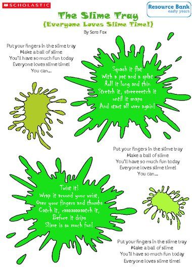 A sensory poem all about slime! Sensory Poem, Eyfs Maths, Writers Workshop, Writer Workshop, English Class, Grade 2, Early Years, Special Education, Slime