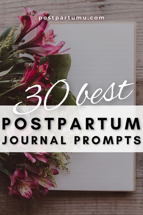 Postpartum Journal, Motherhood Truths, New Mom Tips, Prompts Journaling, Life With A Newborn, Birth Recovery, Mom Journal, Preterm Labor, Postpartum Health