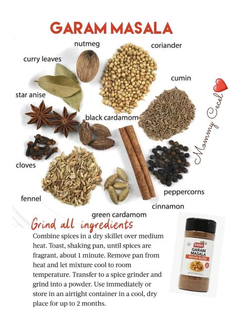 Mommy Cecel - Make your own spice blends “Garam Masala”... Zucchini Quiche Recipes, Cumin Seeds, Quick Recipes Snacks, Homemade Spices, Healthy Homemade Recipes, Quiche Recipes, Coriander Seeds, Fennel Seeds, Spice Blends