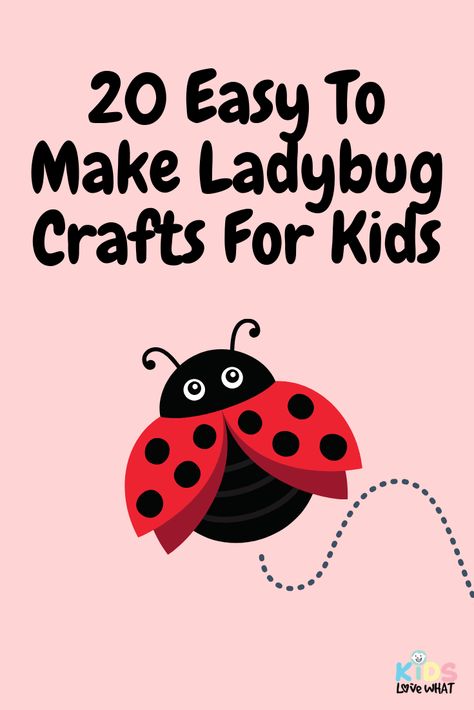 A springtime favorite of ours around here is to make ladybug crafts! These cute little creatures are so fascinating, kids will enjoy a variety of projects that include using rocks from outside, toilet paper rolls, cupcake liners and more! Easy Ladybug Craft, Ladybug Crafts Preschool, Ladybug Crafts For Kids, Felt Ladybug, Outside Toilet, Fall Paper Crafts, Red Cupcakes, Ladybug Crafts, Non Toy Gifts