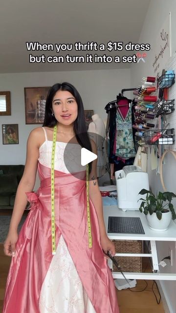 Tracy Garcia on Instagram: "Love the final set 🌸 #sew #thrift #thriftflip #upcycledfashion #reworkedclothing #thrifty #handmadeisbetter #fashiondesignerslife #upcycler #matchingset #sewingtricks #sewinglife" Thrift Flip Dress Ideas, Thrift Flip Dress, Thrift Flip Clothes Ideas, Upcycle Dress, Thrift Flip Clothes, Reworked Clothing, 2023 Love, Thrift Flip, Upcycled Fashion