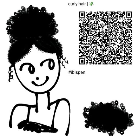 Curls Brush Ibispaint Code, Curls Brush Ibispaint, Black Hair Ibis Paint Code, Curly Hair Ibis Paint Code, Curly Hair Brush Ibis Paint, Brush Codes, Curly Hair Brush, Brush Art, Paint Brush Art