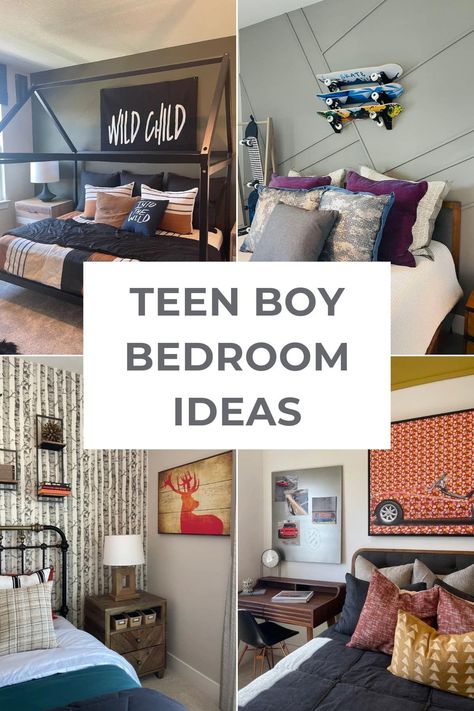 Looking for inspiration to transform your teen boy's bedroom? Check out these modern and aesthetic designs that will surely impress! From stylish furniture to trendy decor, these bedroom designs will create a space your teen will love. Don't miss out on these amazing ideas! Teen Boy Bedroom Ideas, Boy Bedroom Ideas, Boys Bedroom Ideas, Ceo Office, Teenager Bedroom Boy, Teenage Boy Room, Teen Boy Room