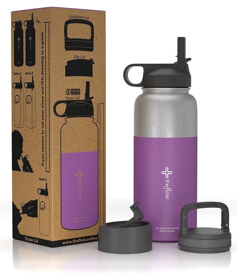 Bottle Design Packaging, Filtered Water Bottle, Plastic Food Containers, Metal Water Bottle, Insulated Coffee Mugs, Bottle Box, Packing Design, Water Bottle Design, Sports Travel