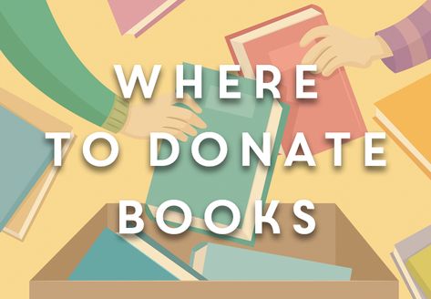 Where to Donate Books When You’re Ready to Clean Out Your Shelves Sell Books For Cash, Book Banner, School Donations, School Places, Habitat For Humanity Restore, Literacy Programs, Cleaning House, Donate Books, Cool Books