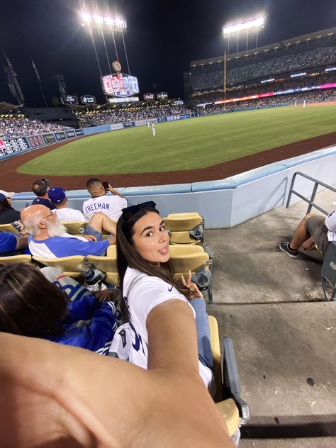 Softball Game Outfit, Baseball Wife, Dodgers Stadium, Dodger Game, Ig Pics, Game Outfit, Mookie Betts, Dodger Stadium, Baseball Softball