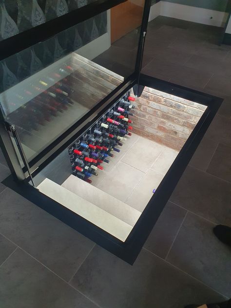 Glass Wine Cellar, Wine Cellar Door, Barndominium Ideas Exterior, Trap Door, Wine Cellar Design, Cellar Design, Barndominium Ideas Interiors, Cellar Door, Wine Cellars