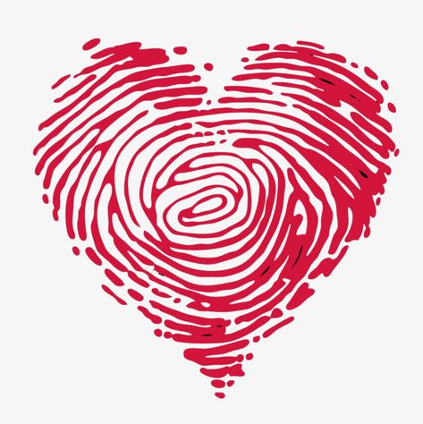 Graphic Heart Design, Finger Print Heart, Heart Graphic Design, Heart Fingerprint, Calin Gif, Typography Art Quotes, Digital Heart, Cool Heart, Fingerprint Heart