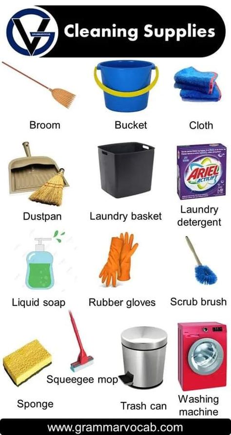 House Cleaning Supplies, Home Cleaning Equipment, Diy Food Storage, Spring Cleaning Organization, Kitchen Essentials List, Sticker Clipart, First Apartment Essentials, Cleaning Supplies List, Room Cleaning