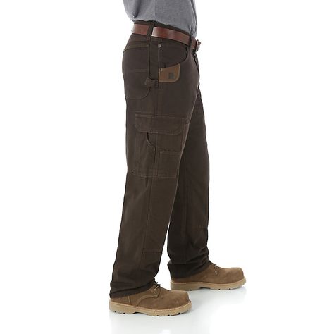 Mens Outdoor Clothing, Wrangler Pants, Ripstop Fabric, Cargo Pant, Cargo Pants Men, Clothing Styles, Mens Clothing, Outdoor Outfit, Leather Patches