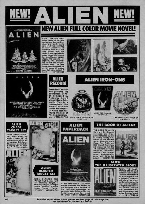 Warren Presents Alien Magazine (1979) (c2c) (Ca... Cryptidcore Aesthetic, Paranormal Aesthetic, Alien Movies, Lorien Legacies, Alien 1979, Le Cri, Alien Aesthetic, Pet Sematary, Sigourney Weaver