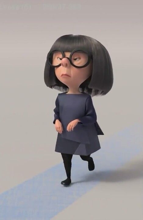 Edna Costume, Characters With Black Hair, Edna E Mode, Crazy Characters, Whatsapp Dps, Funny Lock Screen Wallpaper, Iphone Wallpaper Texture, Film Character, Edna Mode