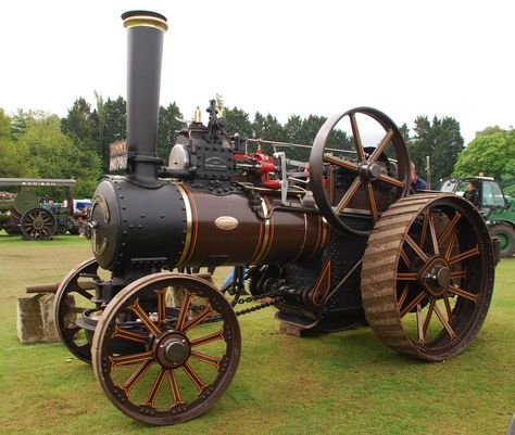 Fowler steam traction engine tommy. Steam Traction Engines, Steam Tractor, Traction Engine, Farm Machinery, Steam Engine, World's Fair, Farm Tractor, Tractor, Steam