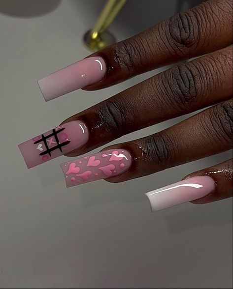 V Day Nails Acrylic, Vday Nails, La Nails, Stylish Summer Outfits, Nails Only, French Nails, Nails Inspiration, Cute Nails, Acrylic Nails