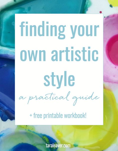 Some simple steps and questions to ask yourself to start finding your own artistic style How To Create Your Own Art Style, How To Find Your Art Style, Finding Your Art Style, Find Your Art Style, Painting Styles, Art Theory, Free Workbook, Acrylic Painting For Beginners, Acrylic Painting Tutorials