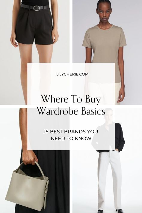 Accessories Capsule Wardrobe, Call Capsule Wardrobe, Quality Capsule Wardrobe, Australia Capsule Wardrobe, Quality Basics Clothing, Basic Outfit Staples, High Quality Basics, Women Basics Wardrobe, Quality Clothing Brands For Women