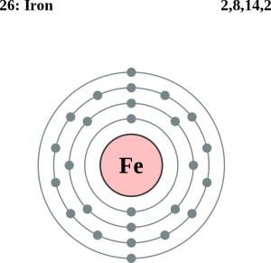 Atom Diagrams: Iron Atom Atom Model Project, Atom Diagram, Atomic Model, Atom Model, Element Chemistry, Element Project, Electron Configuration, Atomic Structure, Learning Science