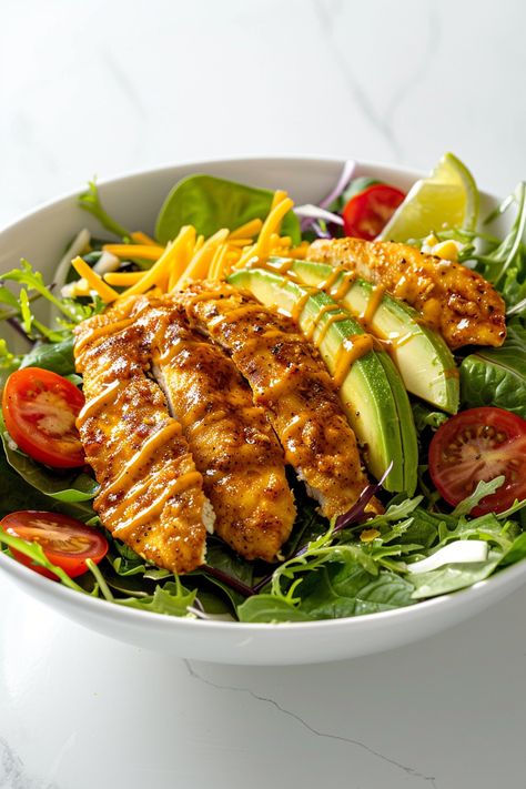 Mouthwatering Chipotle Lime Keto Chicken Salad: A Flavorful Low-Carb Recipe #ketodiet #ketorecipes #lowcarb Fattening Food Recipes, Diet Food Recipes, Keto Chicken Salad, Chicken Salads, Salad With Chicken, Keto Salad, Food Salad, Menu Food, Low Carb Salad